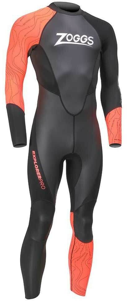 Zoggs Explorer Pro Long Sleeve Neoprene Wetsuit (464107) sportland Zoggs Explorer Pro Long Sleeve Neoprene Wetsuit (464107)(464106-BKRD3XL) black